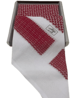 شماغ الفارس – خطوط بيضاء (التصميم الجديد)