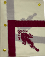 شال شتوي كشميري مطرز مقاس 55