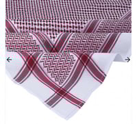 شماغ بروجيه الأدهم (عنابي)