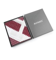 شماغ الفارس خطوط بيضاء الغامق