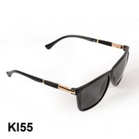 نظارة شمسية رجالية اطار انيق مذهب موديل KI55