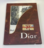 غترة شال Diar سكري بتطريز كحلي