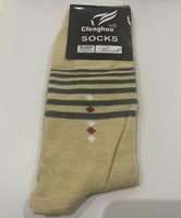 طقم جوارب طويلة مقلمة ماركة Cfenghua®