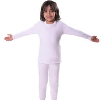 بجامة شتوية اطفال فرو دروش ابيض