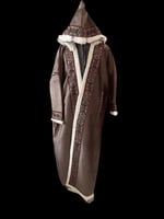 فروه نسائية فاخرة هودي احمر