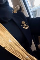 بروش سيفين ونخلة بالاسم