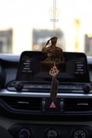 تعليقة سيارة العسكري بتصميم الاسم مع العود