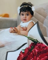 طوق اطفال ورد بالاسم - متجر سلطانة