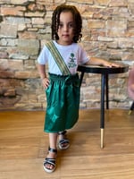 اطقم اليوم الوطني تيشرت مع تنوره للبنات