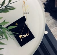 سلسال رقبه بالاسم والقلب والفص