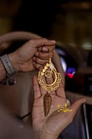 تعليقة سيارة بشكل قطرة مع كسرة العود - متجر سلطانه