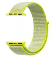 سوار اخضر فسفوري ساعة ابل Green nylon strap