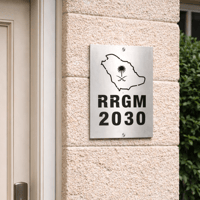 لوحة العنوان الوطني مع خريطة السعودية (34)