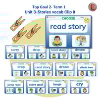 Unit 3-Stories vocab Clip it