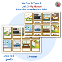 Unit 3-My House Rooms in a house-Read and Write!