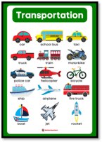 مجموعة المواصلات (عجلات -وسيلة -بطاقات)