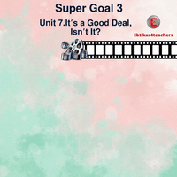 Super Goal 3-Unit 7
