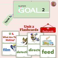 فلاشات سوبر قول 2 (Super Goal 2-Term1-Unit 2)