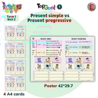 Unit 3-Chores-resent simple vs Present progressive...