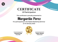 شهادات كلاسيك منوعة (العدد 1 )