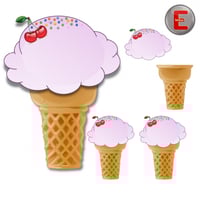 الايسكريم النصف الاخر (8 قطع )