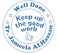 ختم دائري انجليزي ( حدد اللون والشكل )