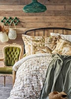 طقم مفارش مزدوج كينج سايز Vella لون أخضر