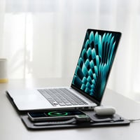 حافظة لاب مع شاحن لاسلكي