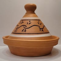 طاجن كبير منقوش الطول35 والعرض34