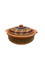 قدر باكستاني كبير منقوش