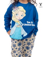 بجامة قطن خريفي/شتوي بناتي