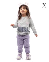 بجامة قطن خريفي/شتوي بناتي