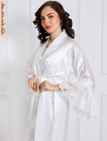 روب عروس كسرات دانتيل