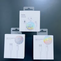 سماعة آيفون مع 2 كيابل PD ضمان المتجر