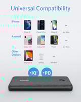 بطارية أنكر باوركور ثري سينس 10000 ملي امبير بتقني...