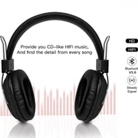 عرض سماعة راس لاسلكية مثير للإعجاب HD HiFi صوت ستي...