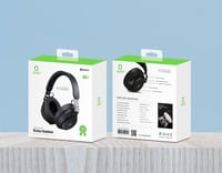 سماعة راس بلوتوث اسود من كيو فكس