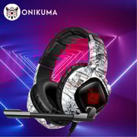 سماعة K19 Gray راس احترافية للالعاب K19