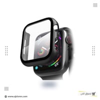 غطاء حماية واقي شاشة للساعة اسود