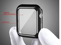 غطاء حماية واقي شاشة للساعة اسود