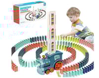 العاب- لعبة قطار بالدمينو الأتوماتيكية