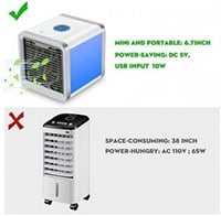 مكيف صحراوي صغير متنقل لاستخدام المكتبي ضمان الوكي...