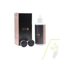 محلول عدسات لنس مي 150 مل مع قالب لحفظ العدسات Len...