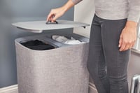 سلة غسيل حقيبة غسيل يمكن حملها بسعة 90 لتر