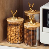 طقم علب تخزين زجاج 7 قطع + توصيل مجاني