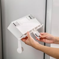 منظم تخزين مغناطيسي مع قاعدة منديل المقاس : 13.5*8...