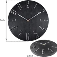 ساعة حائط دائرية بتصميم فريد من نوعه 12 انش