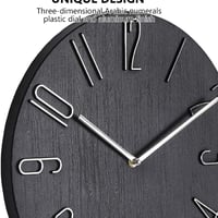 ساعة حائط دائرية بتصميم فريد من نوعه 12 انش