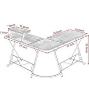 طاولة قيمنق على شكل حرف ال