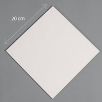 لوح خشب MDF مربع مقاس 20*20 سم (1 حبة)